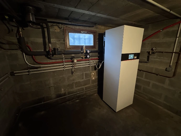 Installation pompe à chaleur Vitocal 250-A au Hanouard (76)