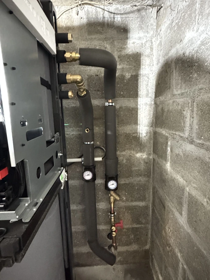 Installation pompe à chaleur Vitocal 250-A au Hanouard (76)